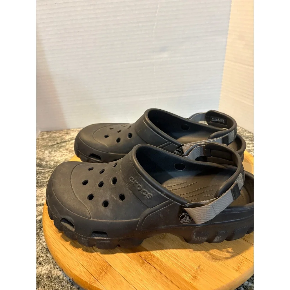Crocs All Terrain Clog Black Men's Size 12 Sport Outdoor Sandals‎
